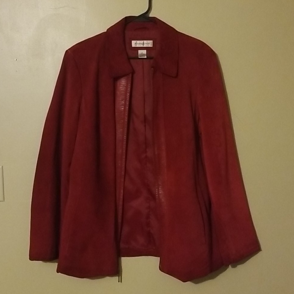 Red jacket